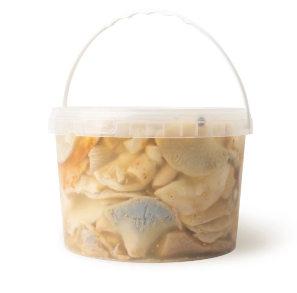 Груздь белый БОРОВОЙ соленый резаный, 3,2 л, горячий посол