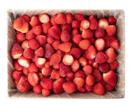 Клубника замороженная 1 класс 10 кг. коробка