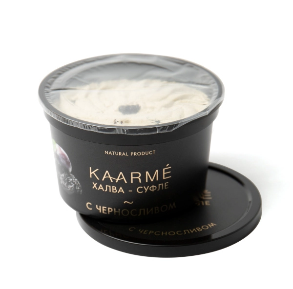 Халва подсолнечная с черносливом, KAARME, 200 гр