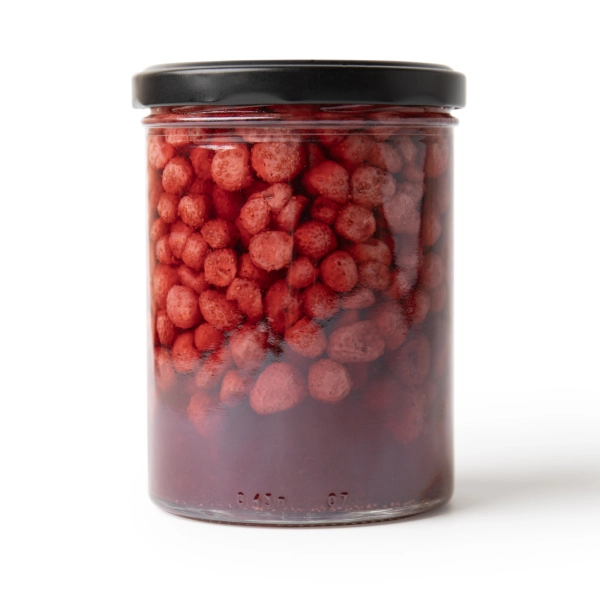 Земляника лесная мочёная, в собственном соку, 0,43 л