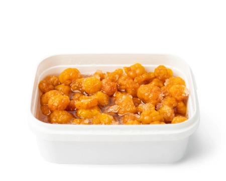 Морошка с сахаром, замороженная, 250 грамм Морошка с сахаром, замороженная, 250 грамм