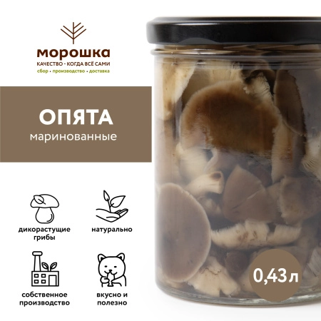 Опята маринованные, 0,43 л