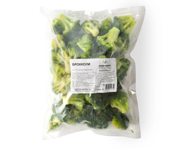 Капуста брокколи 1 кг. п/п пакет