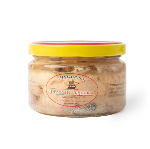 Печень трески натуральная Меридиан 200 гр