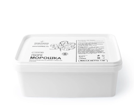 Пюре фруктовое быстрозамороженное "Морошка", с сахаром, 1 кг Пюре фруктовое быстрозамороженное "Морошка", с сахаром, 1 кг