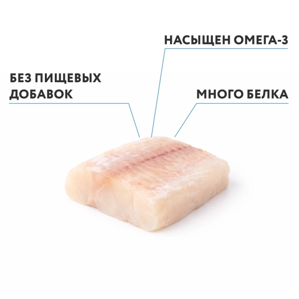 Минтай, филе без кожи