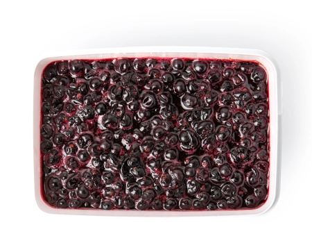 Чёрная смородина с сахаром, замороженная, 1 кг