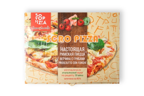 Пицца римская "Ветчина с грибами" 20*30