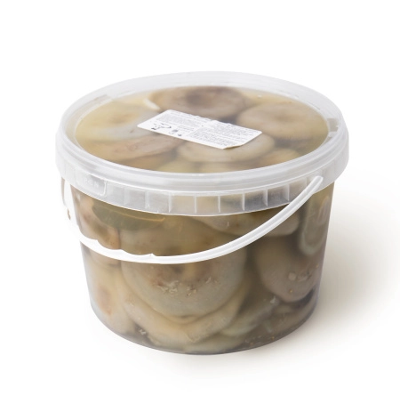 Груздь белый осиновый солёный целый холодного посола, 3,2 л