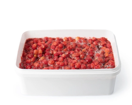 Земляника лесная с сахаром, замороженная, 1 кг