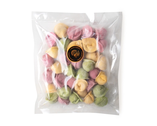 Пельмени разноцветные ручной лепки с индейкой, 500 г