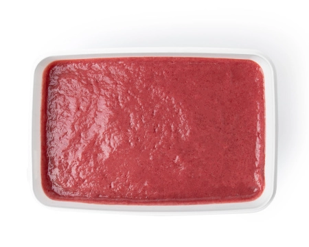 Пюре фруктовое быстрозамороженное "Земляника полевая", с сахаром, 250 г