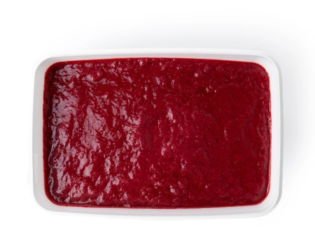 Пюре фруктовое быстрозамороженное "Малина", с сахаром, 250 г