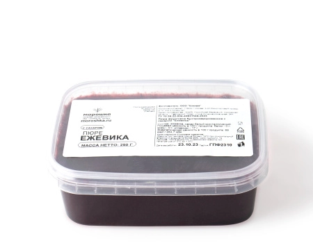 Пюре фруктовое быстрозамороженное "Ежевика", с сахаром, 250 г