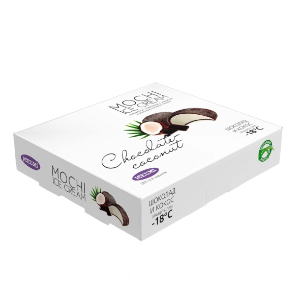 Японское мороженое Mochi (Моджи) Шоколад-Кокос