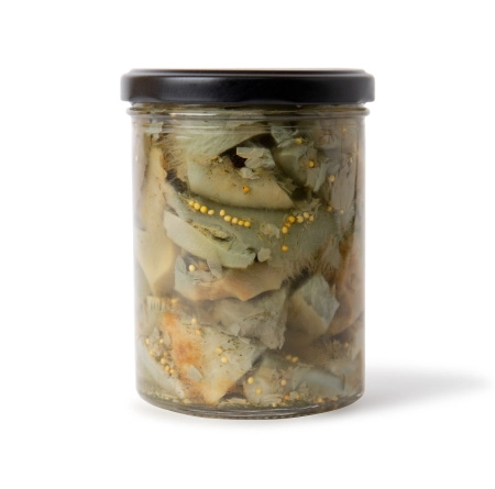 Груздь настоящий соленый резаный, 0,43 л