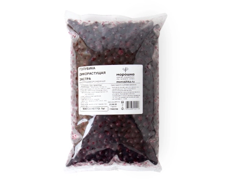 Голубика дикорастущая замороженная 1 кг п/п пакет