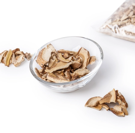 Гриб белый сушеный (крошка) 0,5 кг. коробка