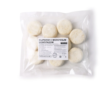 Сырники творожные с молочным шоколадом, 500 г