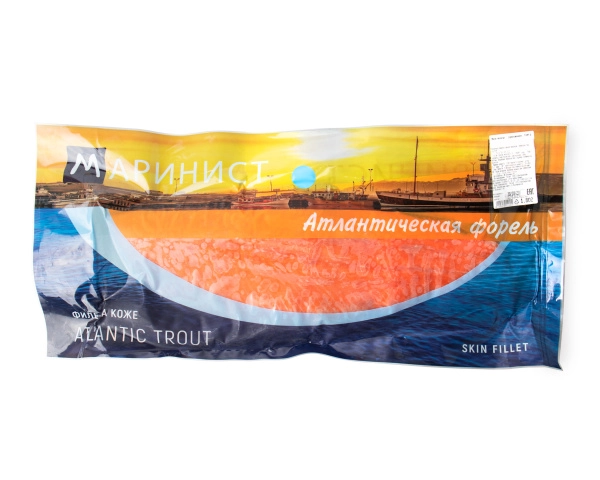 Форель, филе Трим Д на коже