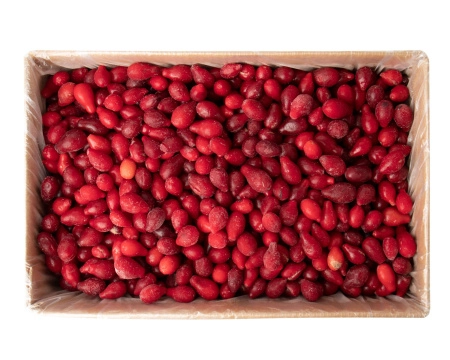 Кизил свежезамороженный 250 гр. в прозрачной коробочке