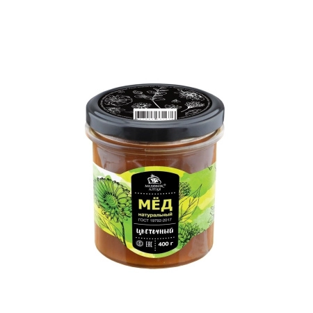 Мёд натуральный Алтайский "Цветочный", 400 г