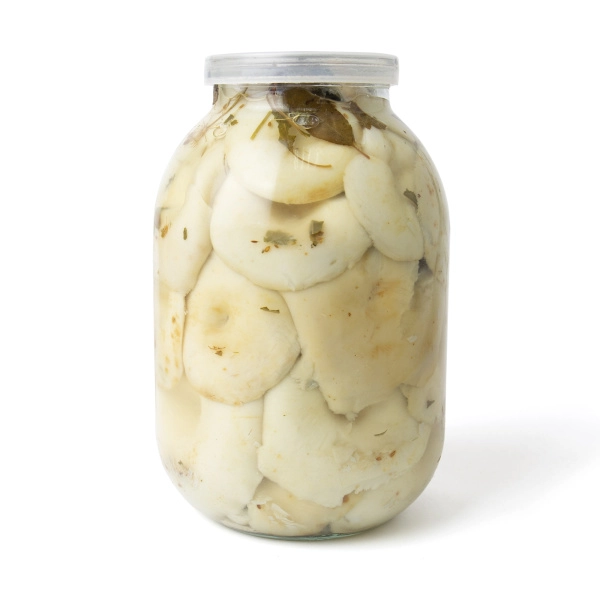 Груздь белый осиновый соленый, целый, Уральский, 2 л