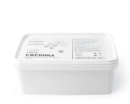 Пюре фруктовое быстрозамороженное "Ежевика", с сахаром, 1 кг