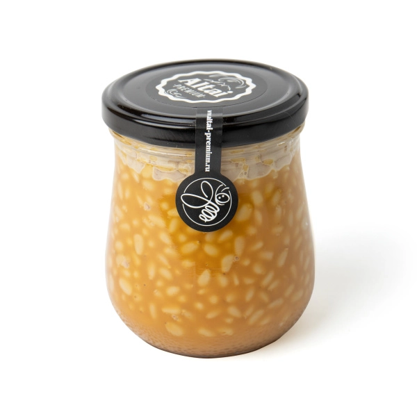 Мед с кедровым орехом "Altai PREMIUM" 500 г