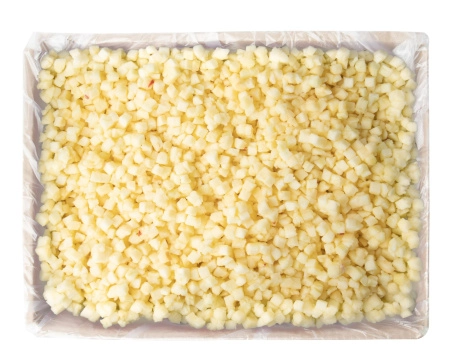 Яблоко кубик замороженное, 250 грамм