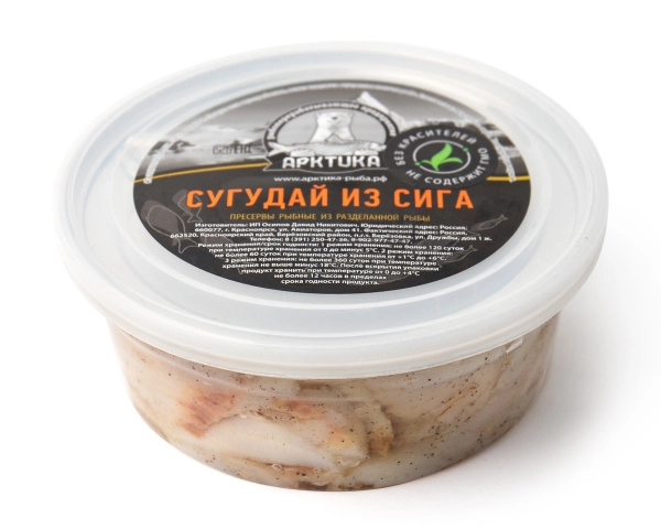 Сугудай из сига 200 гр., замороженный