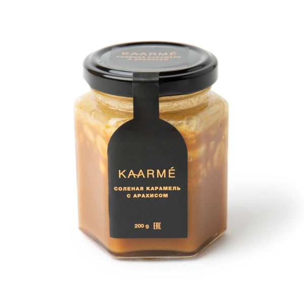 Карамель мягкая соленая с арахисом, KAARME, 200 гр