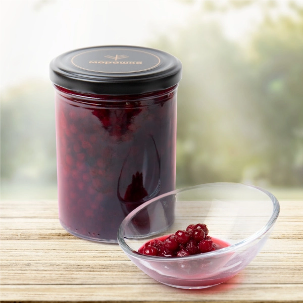 Брусника мочёная, в собственном соку, 0,43 л