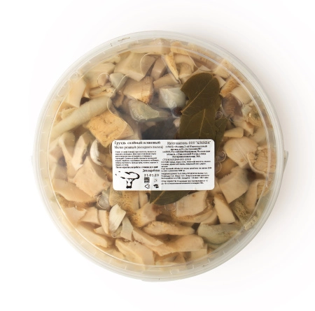 Груздь белый осиновый соленый мелкорезаный, 3,2 л, холодный посол