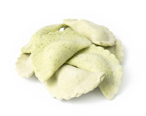 Вареники ручной лепки со шпинатом и сыром моцарелла, 500 г