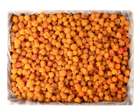 Морошка ЭКСТРА быстрозамороженная, коробка 10 кг