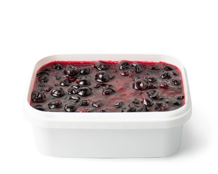 Чёрная смородина с сахаром, замороженная, 250 грамм