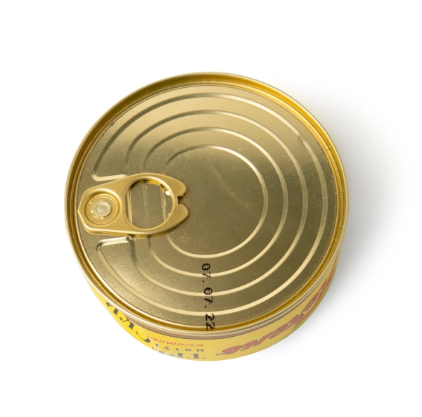 Печень трески натуральная "Мурман Сифуд", 230г (мятая банка)