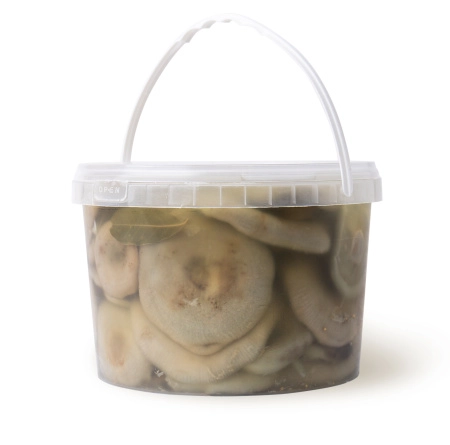 Груздь белый осиновый солёный целый холодного посола, 3,2 л