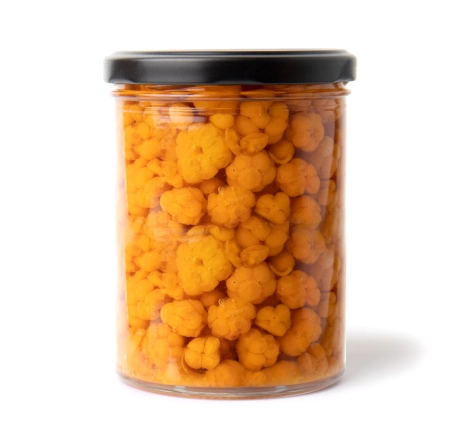 Морошка мочёная, в собственном соку, 0,43 л