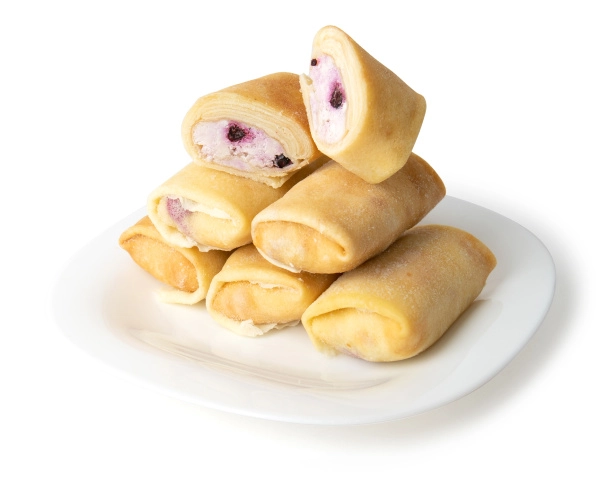 Блинчики ручной лепки с творогом и черной смородиной, 500 г