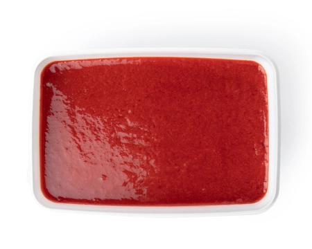 Пюре фруктовое быстрозамороженное "Клубника", с сахаром, 250 г