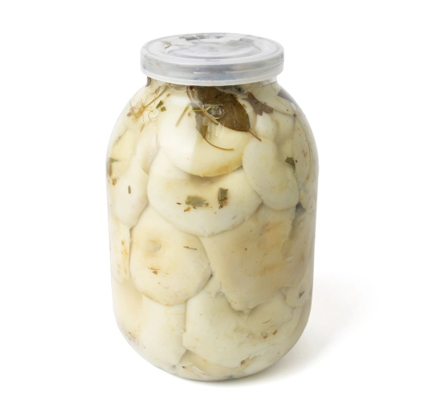 Груздь белый осиновый соленый, целый, Уральский, 2 л