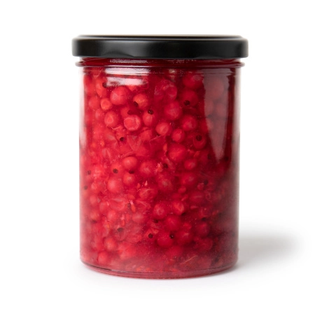 Красная смородина мочёная в собственном соку, 0,43 л