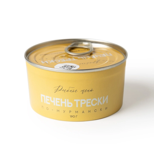 Печень трески "По-мурмански", 190 г (АО РК "Согра")