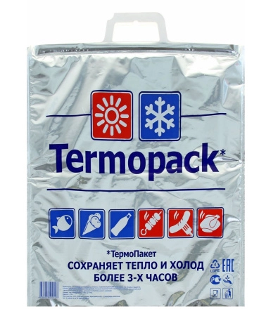 Термопакет "Термопак" металлизированный, маленький, 6 л