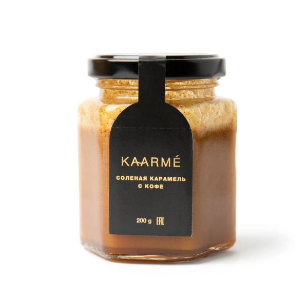 Карамель мягкая соленая с кофе, KAARME, 200 гр