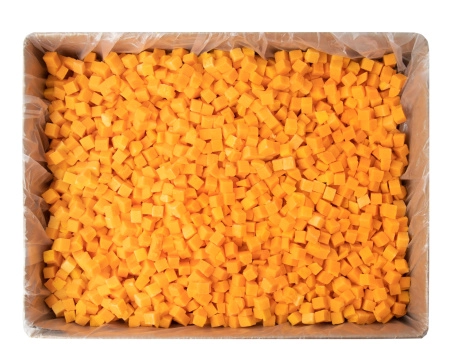 Тыква кубик 1 кг. п/п пакет