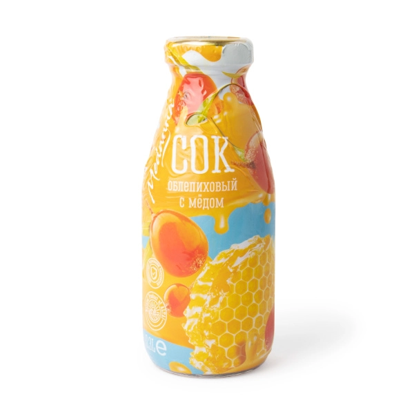 Сок облепиховый с медом, 300 мл