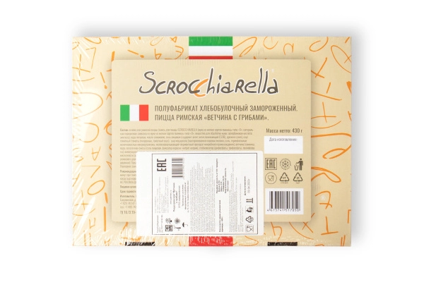 Пицца римская "Ветчина с грибами" 20*30